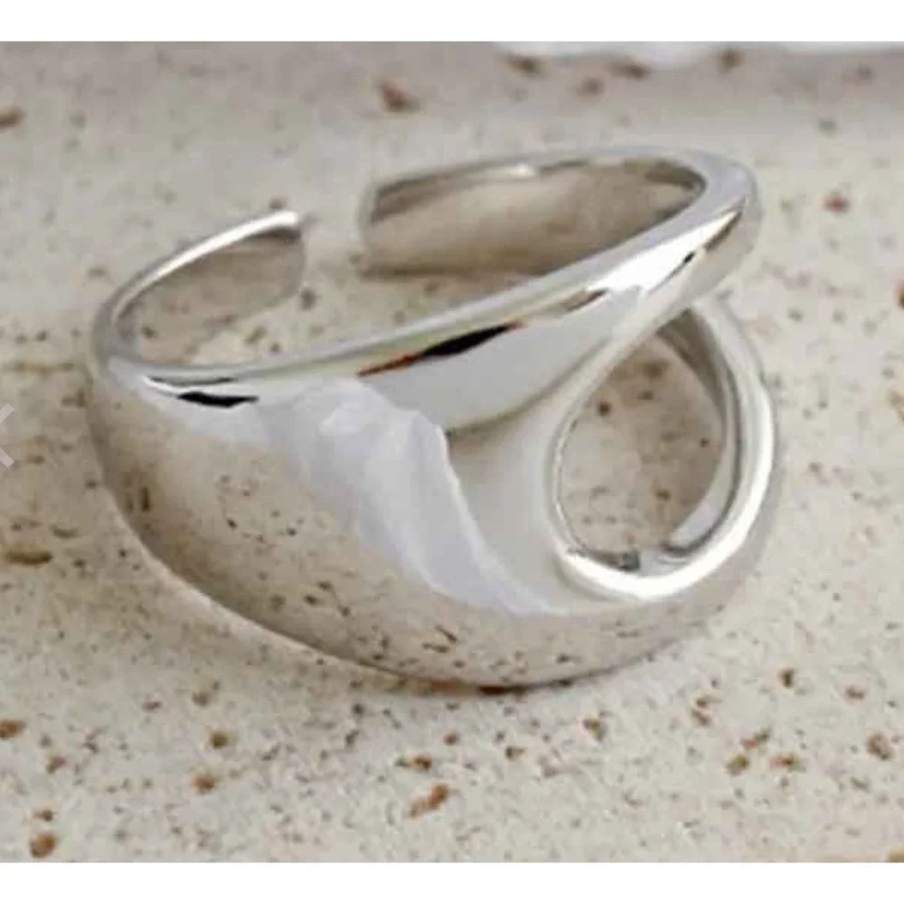 NEW Unisex 925 Sterling Silver Ring,‎ Adjustable